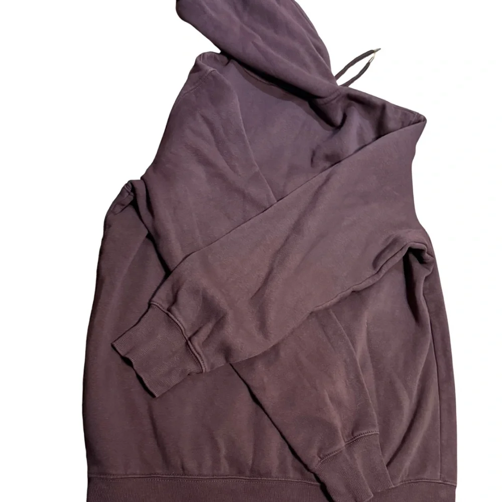The North‎ Face Men’s Burgundy Hoodie Medium Logo Sweatshirt Pullover